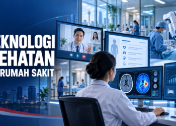 Ilustrasi teknologi kesehatan untuk meningkatkan pelayanan rumah sakit di Indonesia
