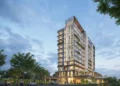 Render Hilton Garden Inn Batam City Centre yang ditargetkan buka pada 2028