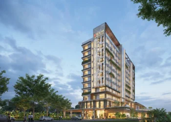 Render Hilton Garden Inn Batam City Centre yang ditargetkan buka pada 2028