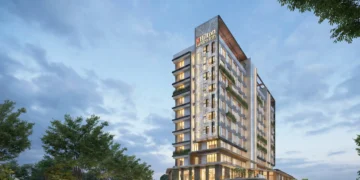 Render Hilton Garden Inn Batam City Centre yang ditargetkan buka pada 2028