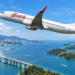 Ilustrasi pesawat Batik Air dalam penerbangan langsung Penang–Batam