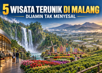 Ilustrasi tempat wisata terunik di Malang dan kawasan Batu