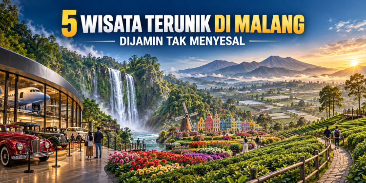Ilustrasi tempat wisata terunik di Malang dan kawasan Batu