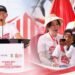 Pemasangan tiang pancang perdana Sekolah Terintegrasi Merah Putih di Rempang Batam