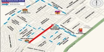 Informasi penutupan Jalan Tengku Sulung Batam mulai 10 September 2026