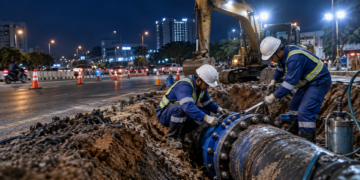 Informasi perbaikan pipa 800 milimeter di Simpang Panbil Muka Kuning Batam