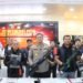 Konferensi pers penetapan tiga tersangka kericuhan Setokok di Polresta Barelang