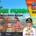 Materi promosi pasar murah dan Gasing Batam menampilkan Amsakar Achmad serta Li Claudia Chandra