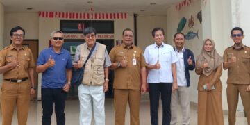Pertemuan perwakilan Jepang dan Dinas Perikanan Kabupaten Natuna terkait pengembangan sektor perikanan